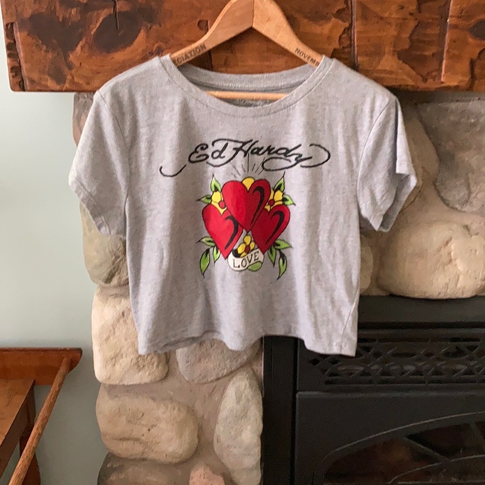 Ed Hardy fitted short tee